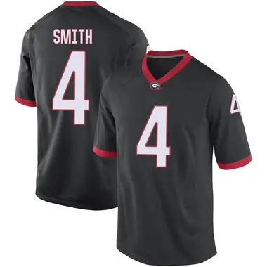 Black Nolan Smith Youth Georgia Bulldogs Football College Jersey - Game