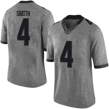 Gray Nolan Smith Men's Georgia Bulldogs Football College Jersey - Limited
